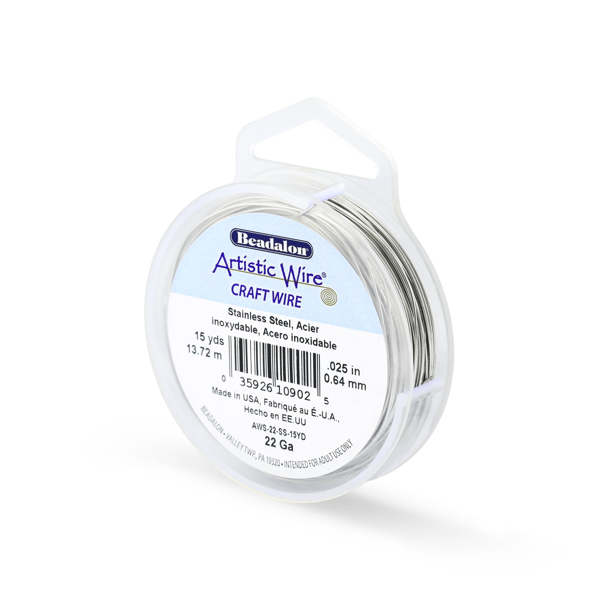 Amazon.com: Artistic Wire, 22 Gauge Stainless Steel Craft Wire, 15 yd